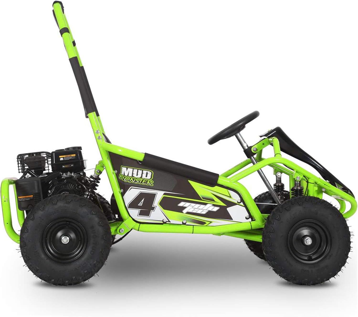 MotoTec Mud Monster 98cc Go Kart Full Suspension Green Y44271