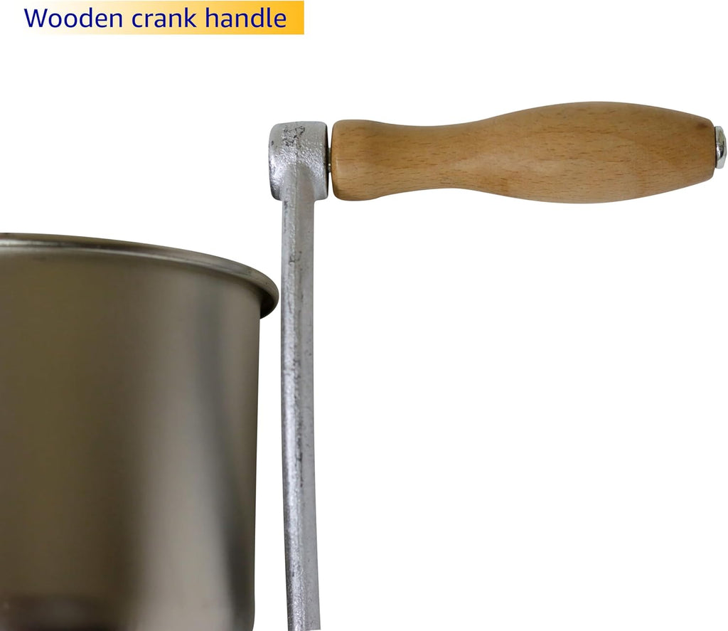 Trademark Innovations Cast Iron Grain Mill Grinder, Manual Hand Crank U9724