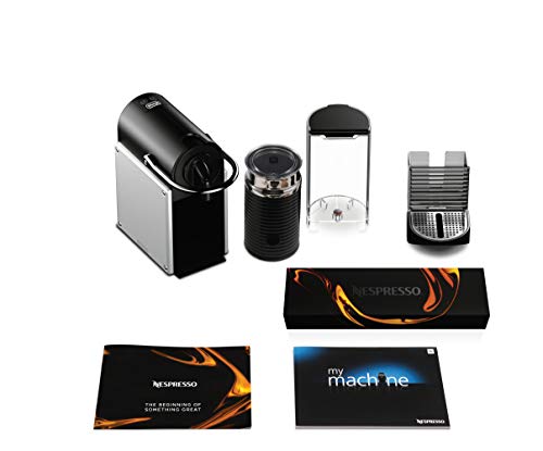 Nespresso Pixie Espresso Machine by De'Longhi with Milk Frother, Aluminum M70025