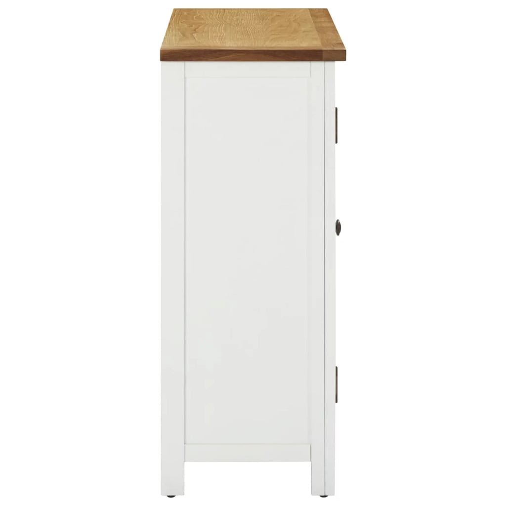 Solid Oak Wood Cabinet 31.5"x12.6"x31.5" E844