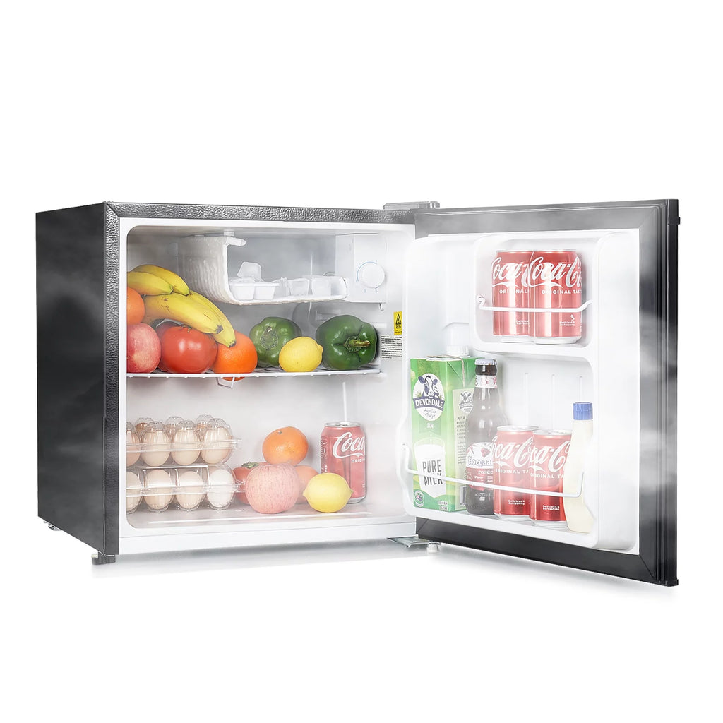 Upstreman 1.7 Cu.ft Mini Fridge with Freezer, Single Door, Black R28635