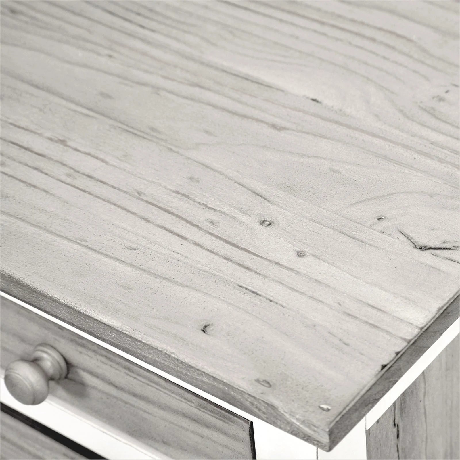Sea Wind Florida Islamorada Wood Desk & Chair Set Gray/White O605