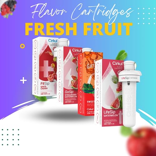 Cirkul Flavor Cartridges Refills Kit - Pack of 4 - Mixed Berry W4610