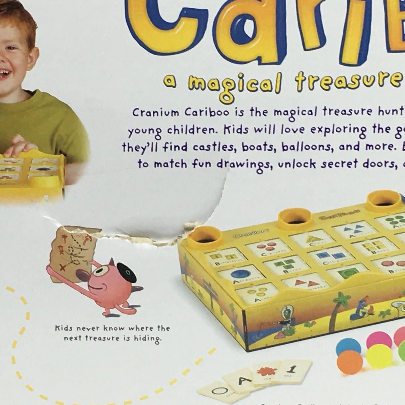 Cranium Cariboo Magical Treasure Hunt Game 2002 Complete k7