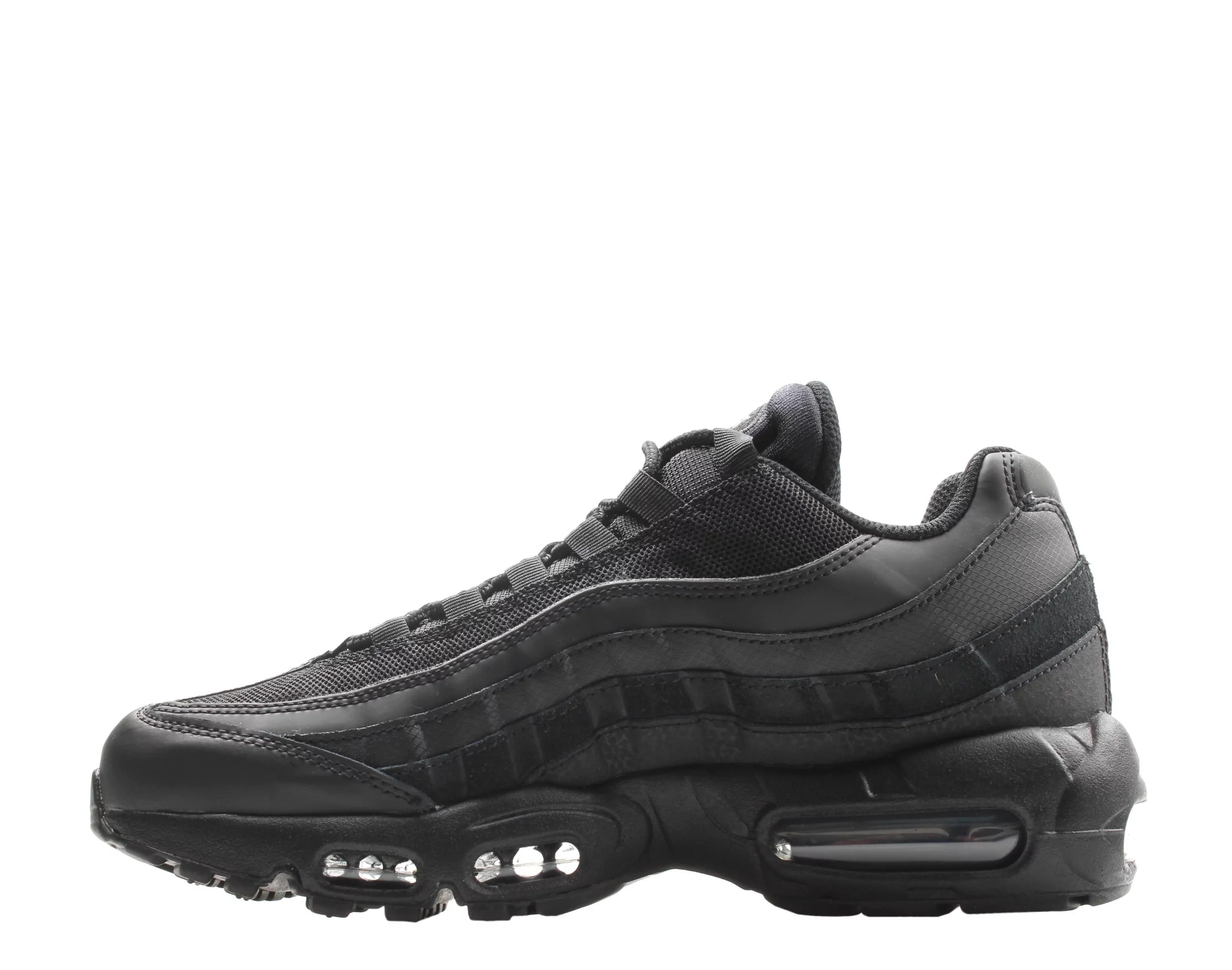 Men's Air Max 95 Running Shoes Black Grey k7