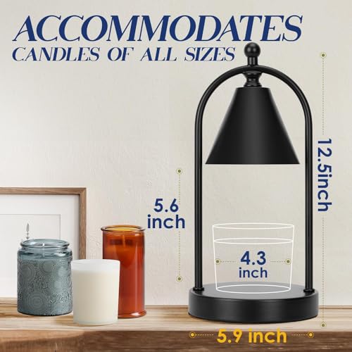 Candle Warmer Lamp with Timer and Dimmer for Bedroom Decor k7m