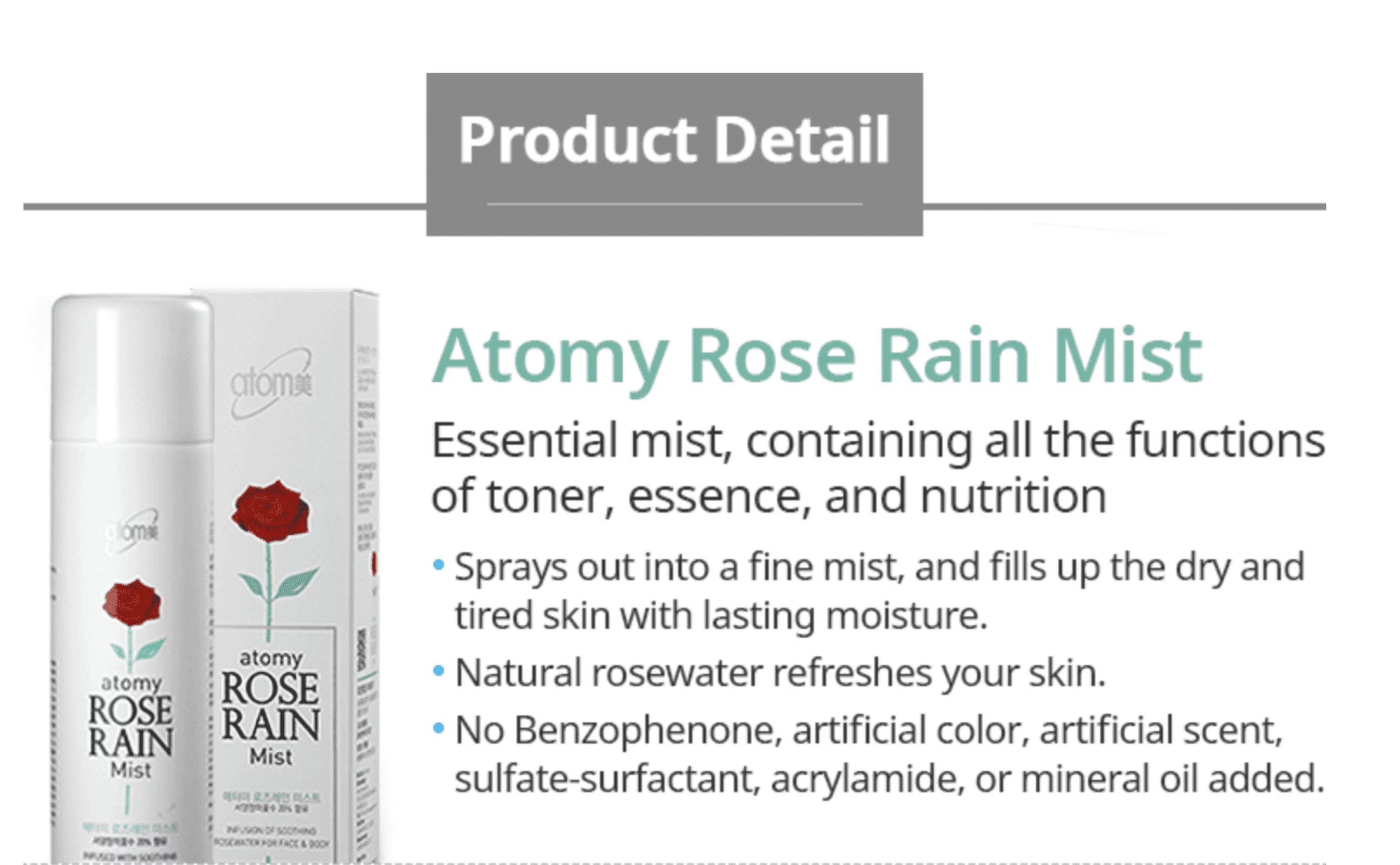 Atomy Rose Rain Mist 130ml C694