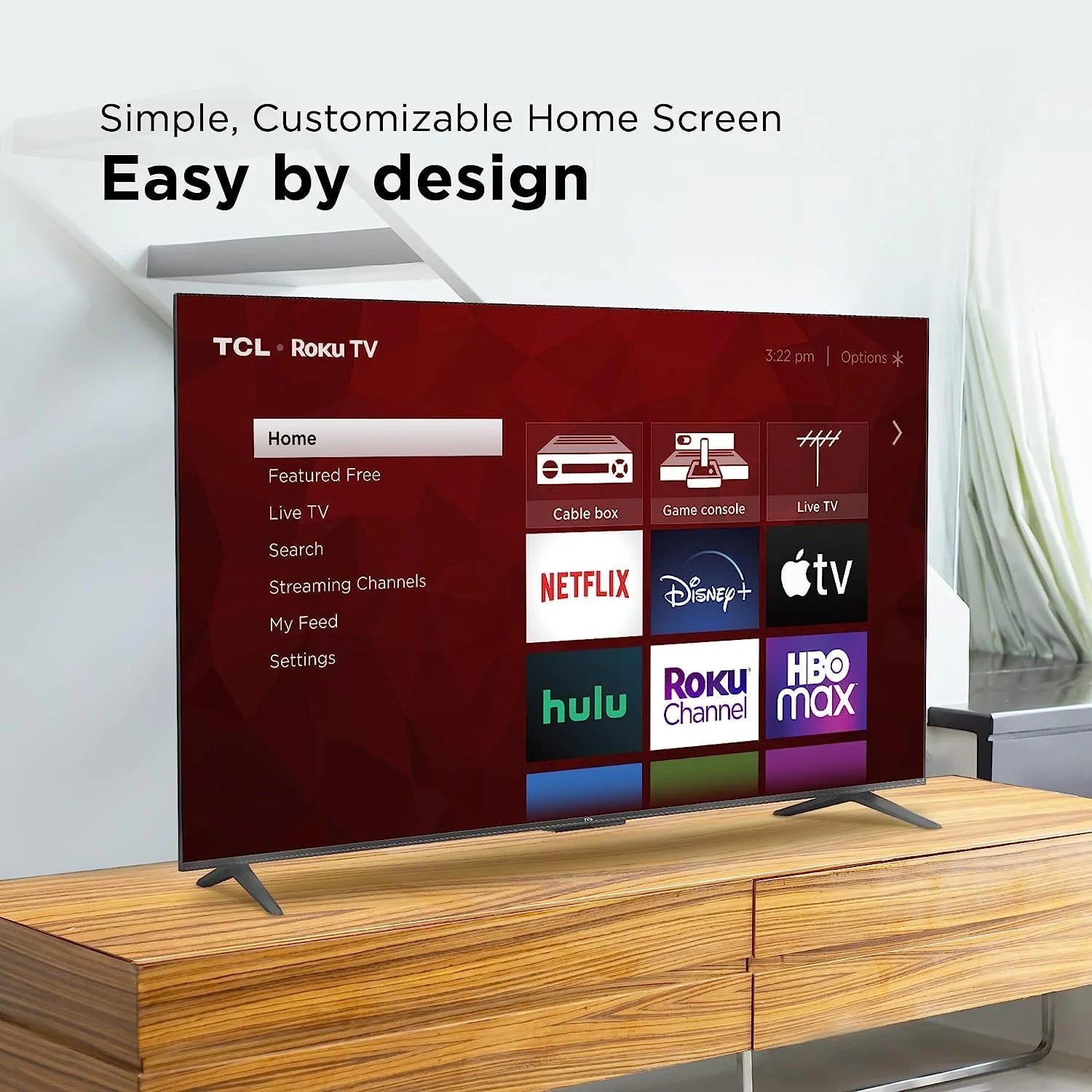 TCL 65" Class 4-Series 4K UHD HDR LED Smart Roku TV Y964052