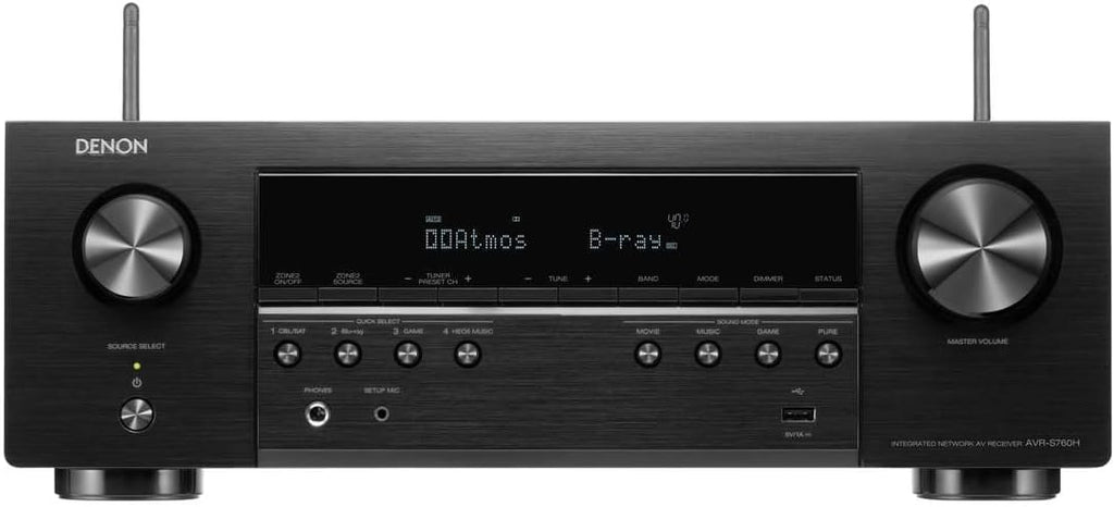 Denon AVR-S760H 7.2-Channel Home Theater AV Receiver 8K Y65499