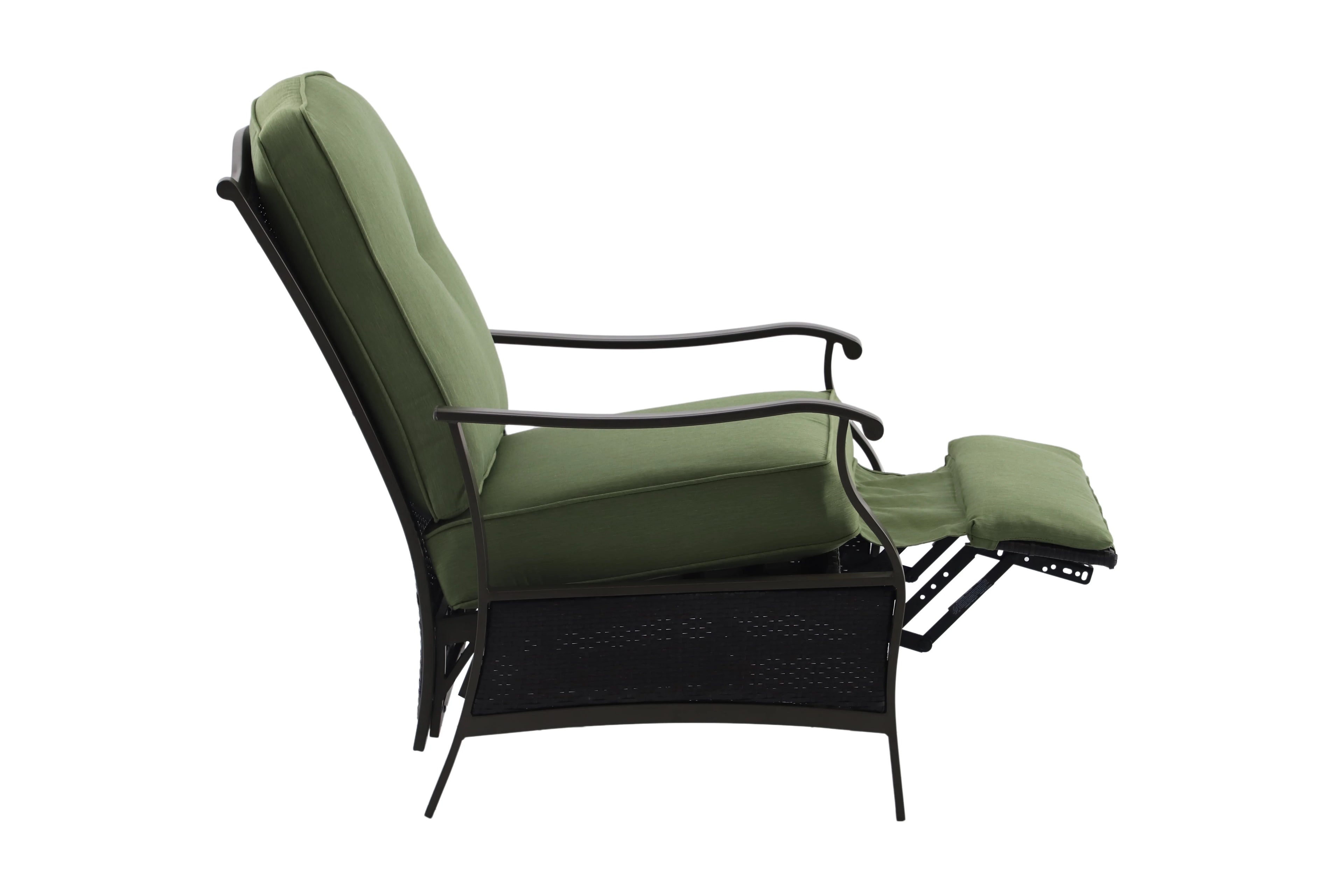 Better Homes & Gardens Steel Providence Outdoor Recliner, Green H3342