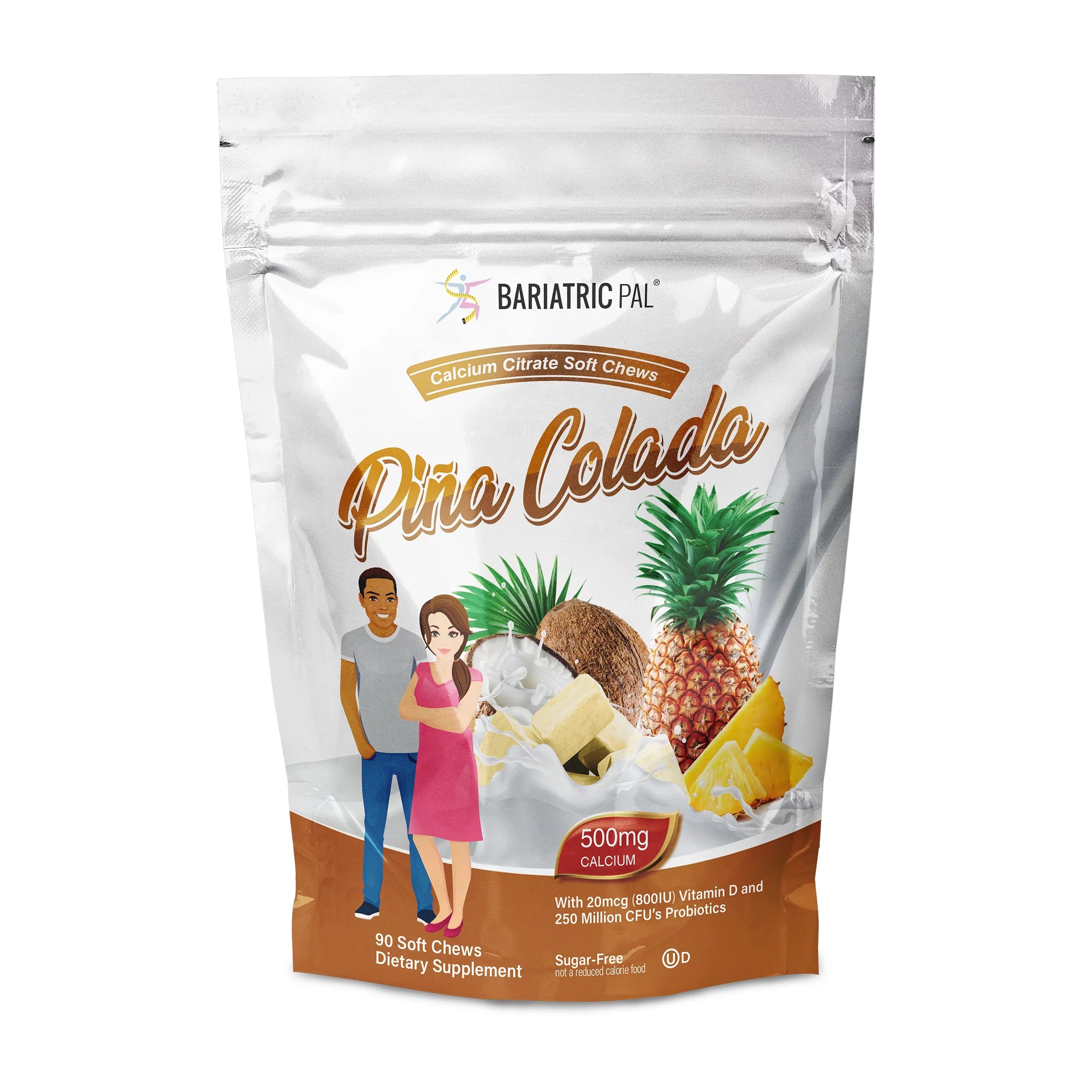 BariatricPal Duodenal Switch Vitamin Pack - Mixed Berry & Piña Colada Chewables, 3-Month Supply Y334361