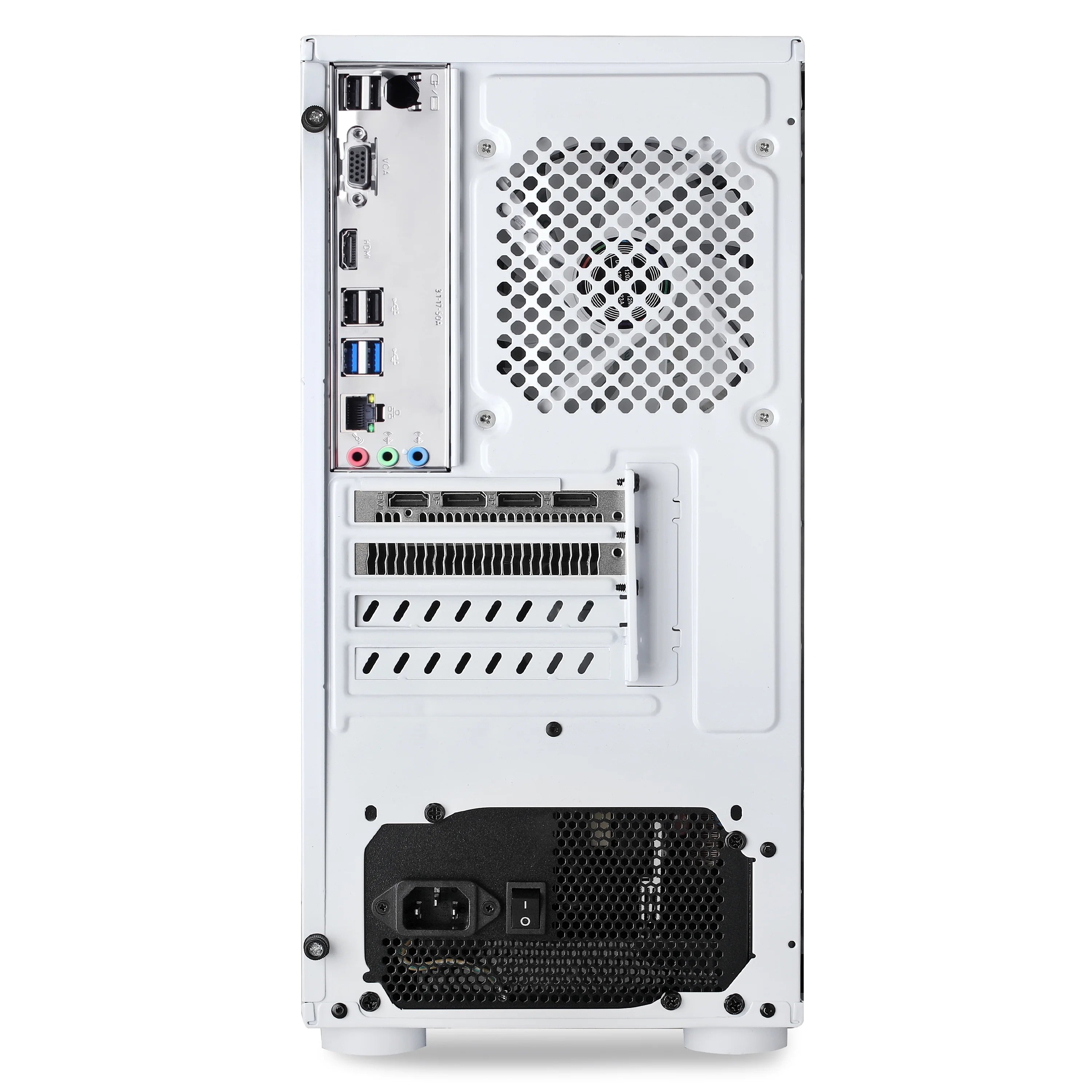 Eclipse ATX Gaming PC i7 Tower Desktop 4.0GHz RX 580 8GB 1TB SSD 16GB RAM U81778