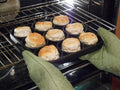 King Kooker Model CI9BPSA Cast Iron Seasoned Biscuit Pan - 9 impressions