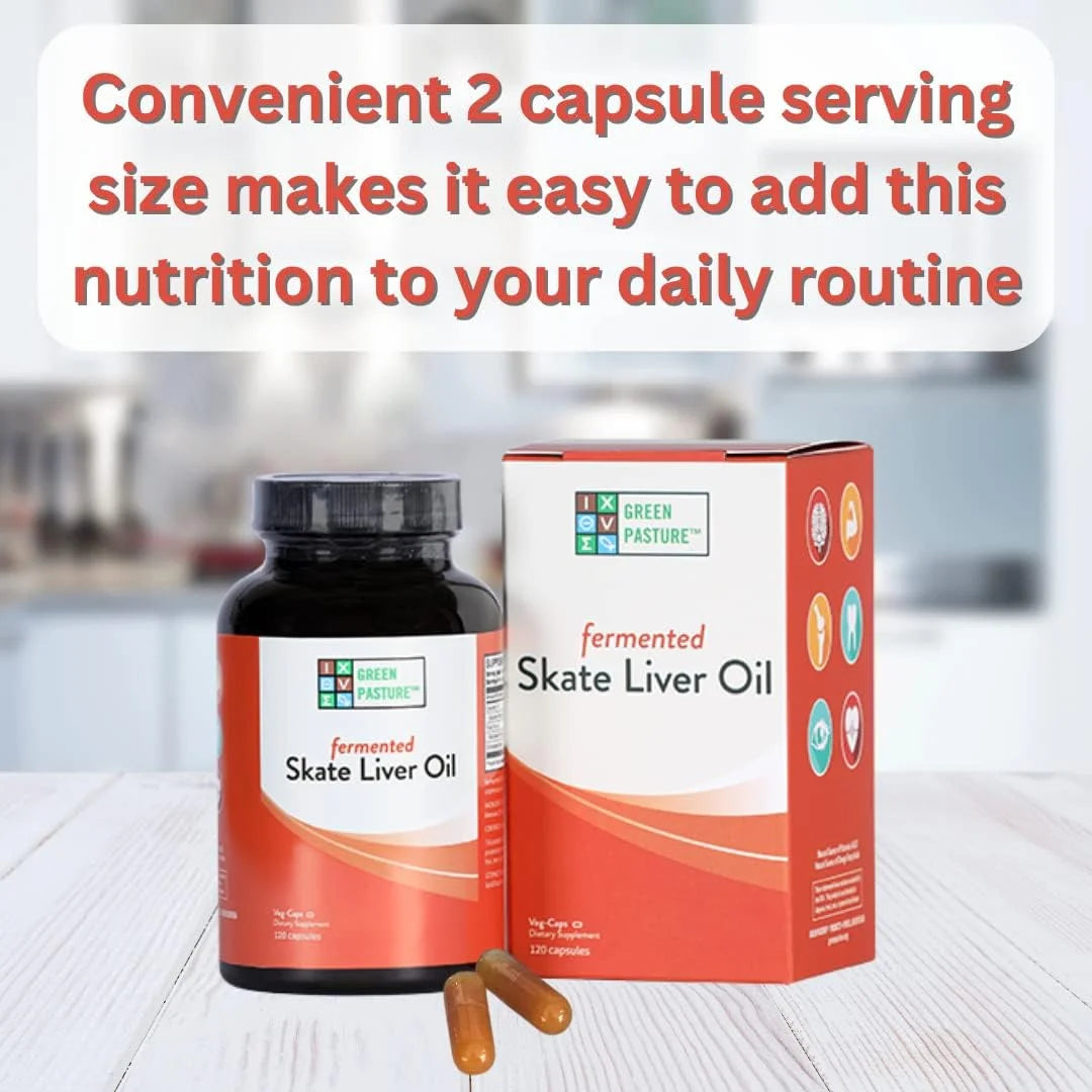 Fermented Skate Liver Oil 120 Capsules F415066