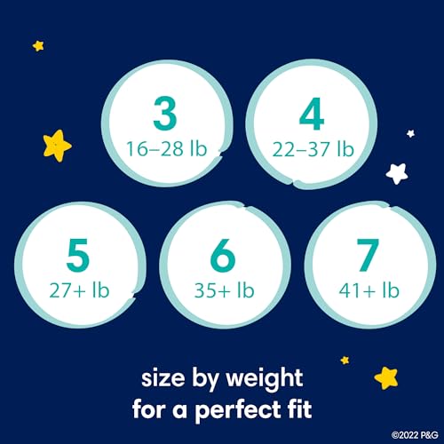 Pampers Swaddlers Overnights Diapers Size 5, 88 Count I523