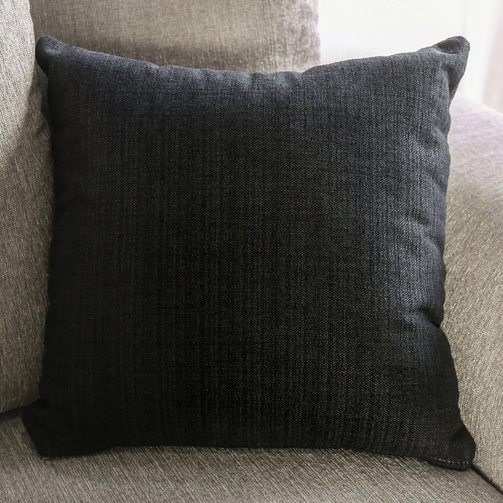 Furniture of America Deltin Transitional Light Taupe Fabric Sofa P736