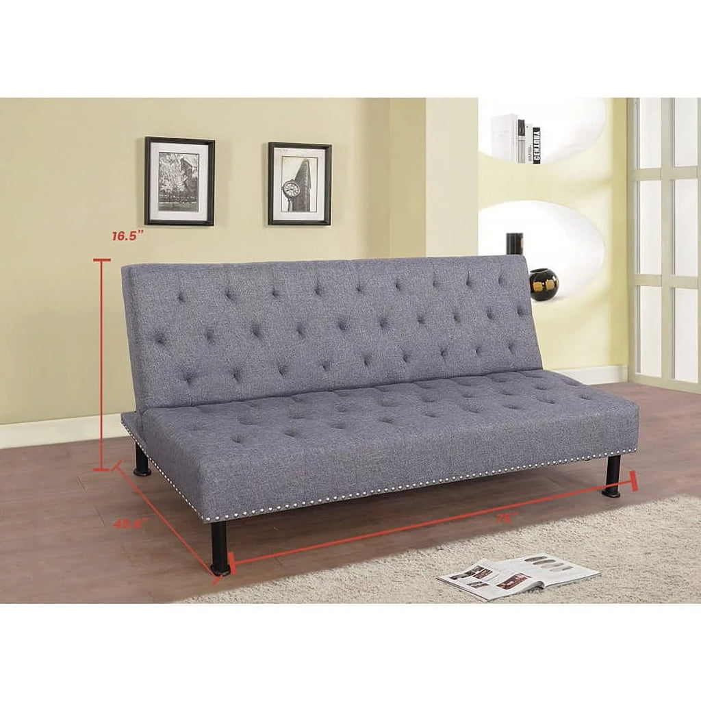 Convertible Folding Futon Sofa Bed 64" I10699
