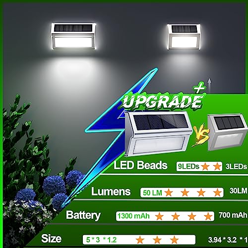Solar Outdoor Lights 12 Pack Waterproof Garden Deck Lights k7m
