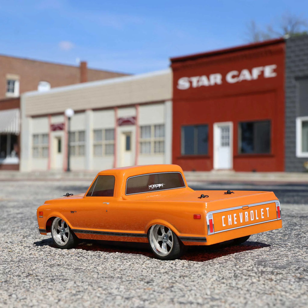 Losi RC Truck 1/10 1972 Chevy C10 Pickup V100 AWD RTR Orange Y2749