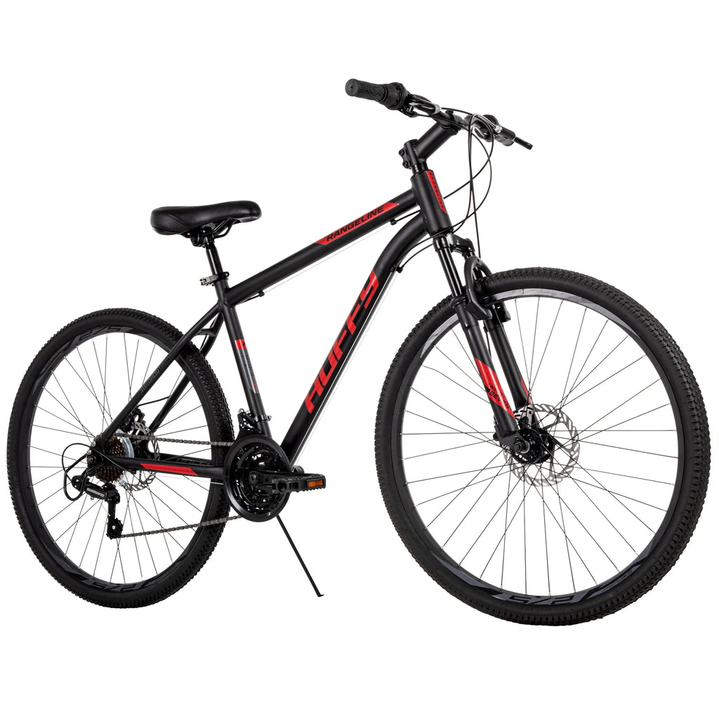 Huffy Rangeline 27.5 in Men's Mountain Bike, Black and Red P36945
