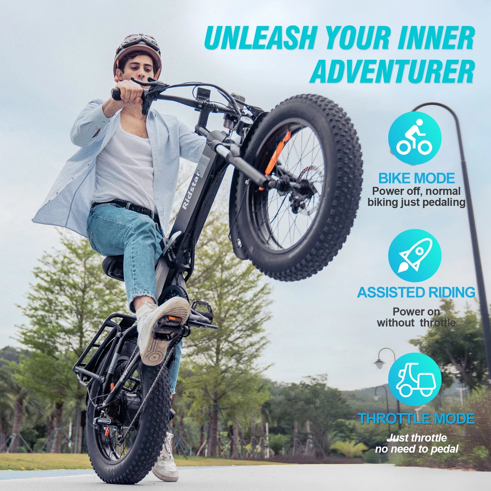 Folding Electric Bike for Adults 750W 48V 20 Inch Fat Tire a7