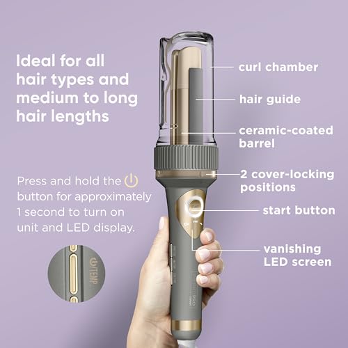 INFINITIPRO by CONAIR Curl Secret Automatic Curling Iron 1 1/4-inch Barrel O42405