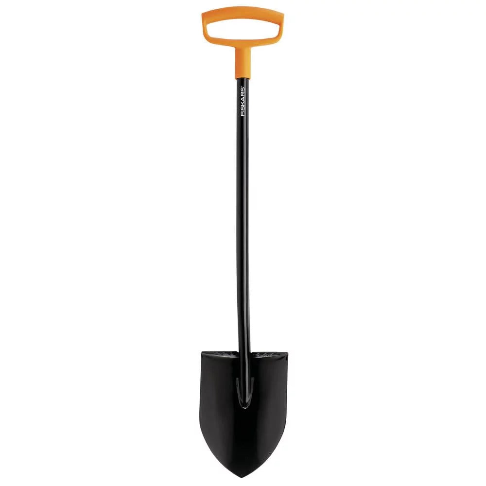 Fiskars D-Handle Digging Shovel, Steel Head Garden Tool I95983