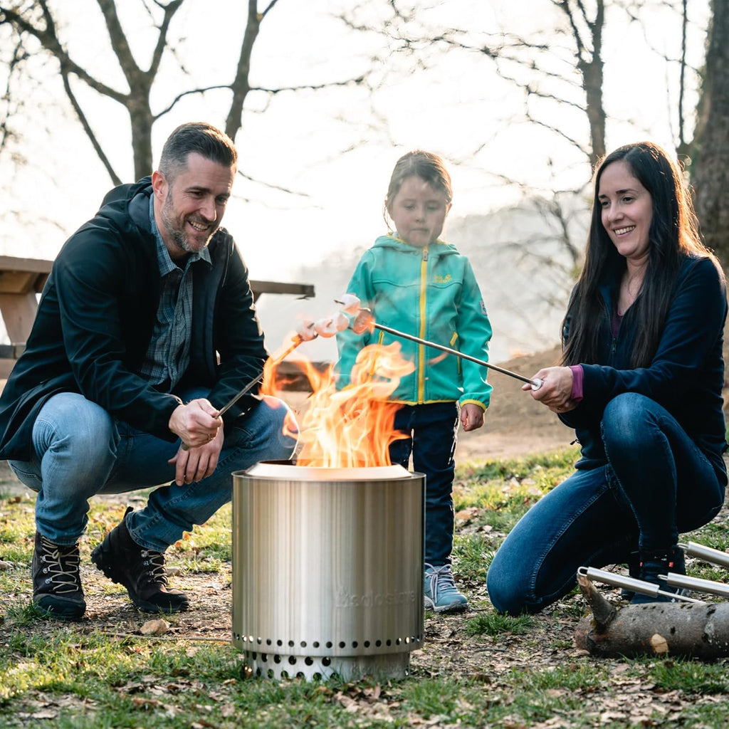 Solo Stove Ranger with Stand Portable Outdoor Fire Pit Stainless Steel Wood Burning M53333