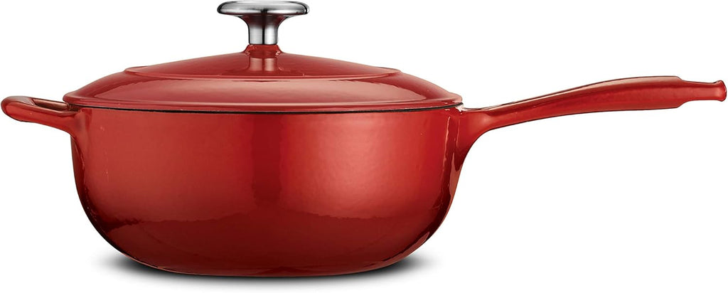 Tramontina Enameled Cast Iron Saucier 3-Quart Red S150056