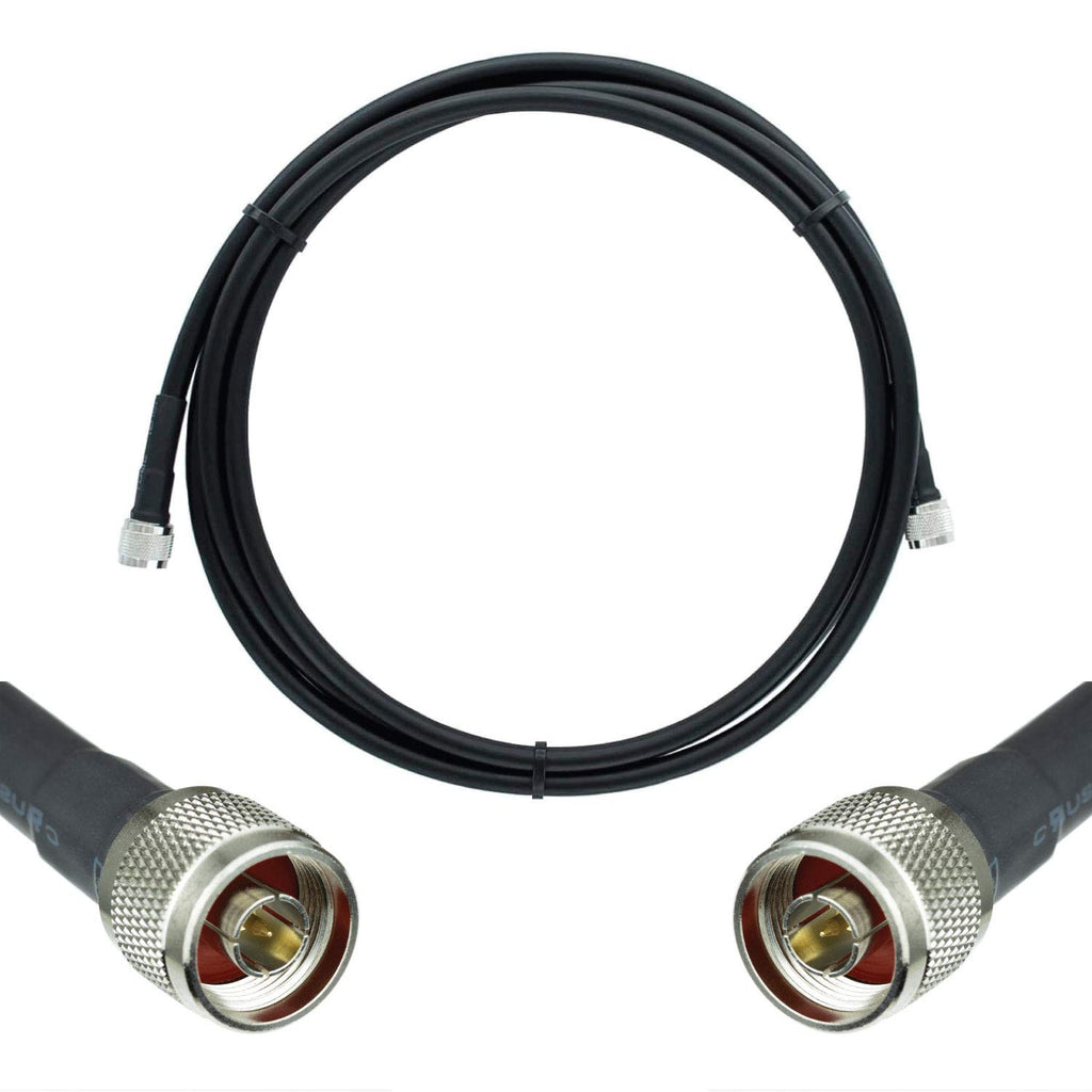 50-ohm Black Coax Cable Low Loss 500 Ft k7