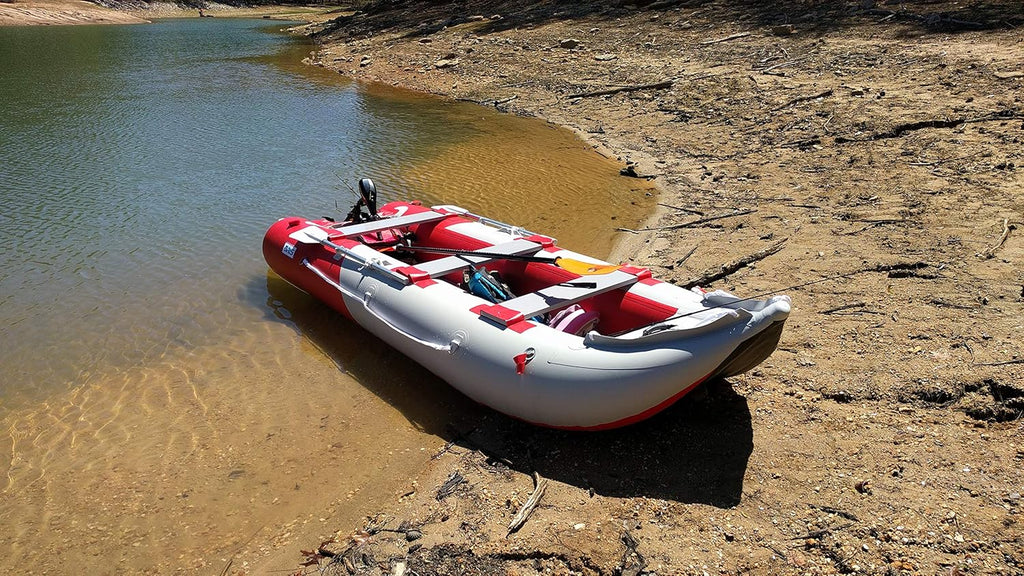 BRIS 14.1 FT Inflatable Kayak Fishing Tender Boat with Air Floor I673126