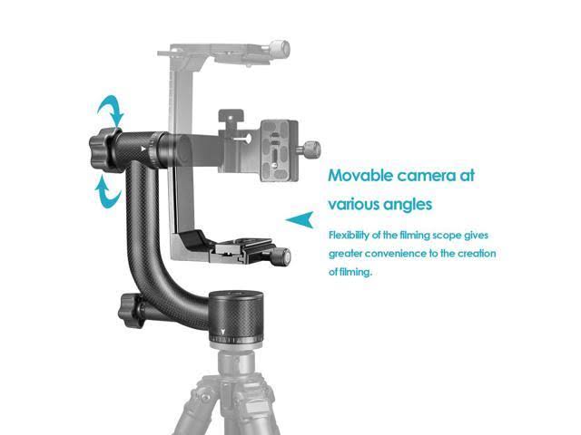 Carbon Fiber 360 Degree Panoramic Gimbal Tripod Head a7