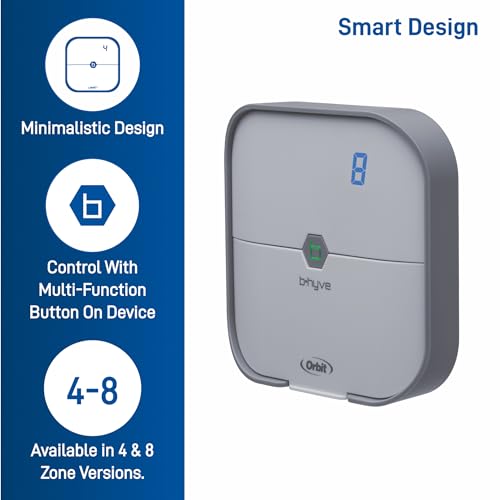 Smart Sprinkler Controller 4-Zone Gray k7