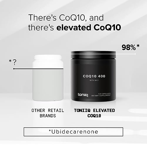 CoQ10 400mg Supplement with MCT Oil, 60 Veggie Capsules k7