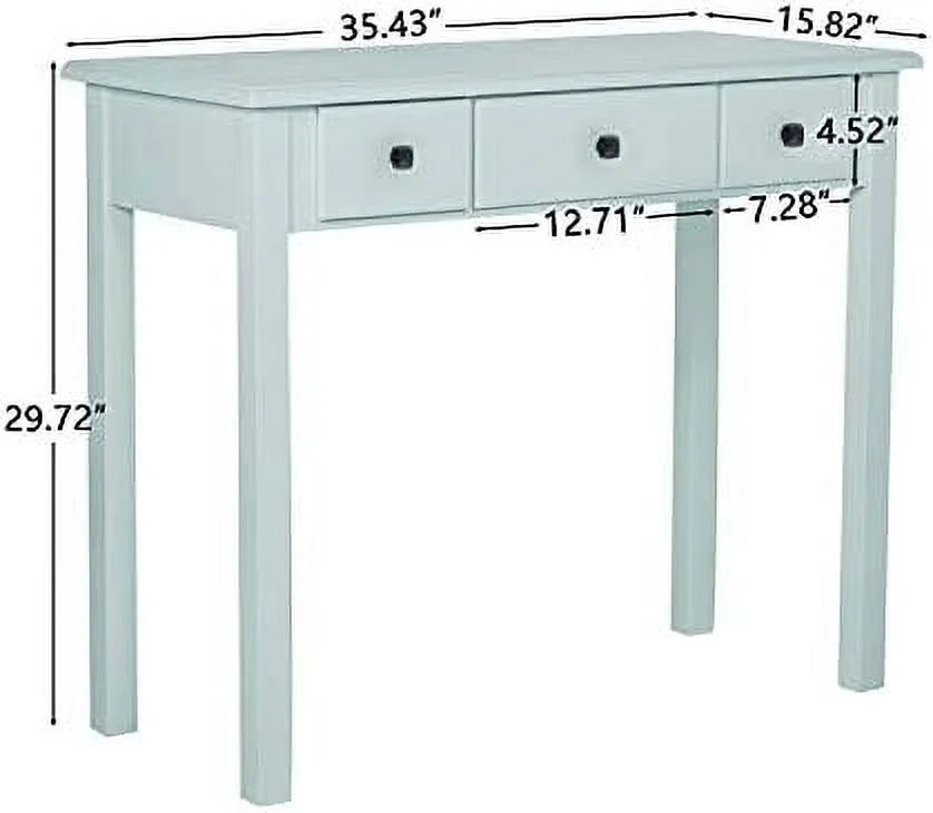 HJZBNONE Small Writing Desk with Drawers for Home Office Study A25021