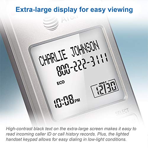 AT&T EL51103 DECT 6.0 Cordless Home Phone with Speakerphone and Caller ID O318095