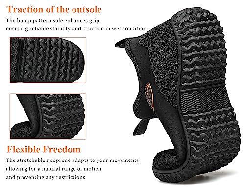 Men's Neoprene Slip-on Mud Boots for Gardening X6889