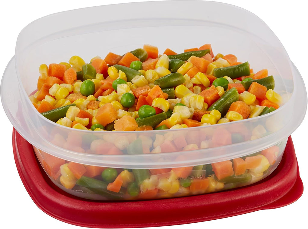Rubbermaid Easy Find Lids Food Storage Container, 3 Cup, Racer Red N37164