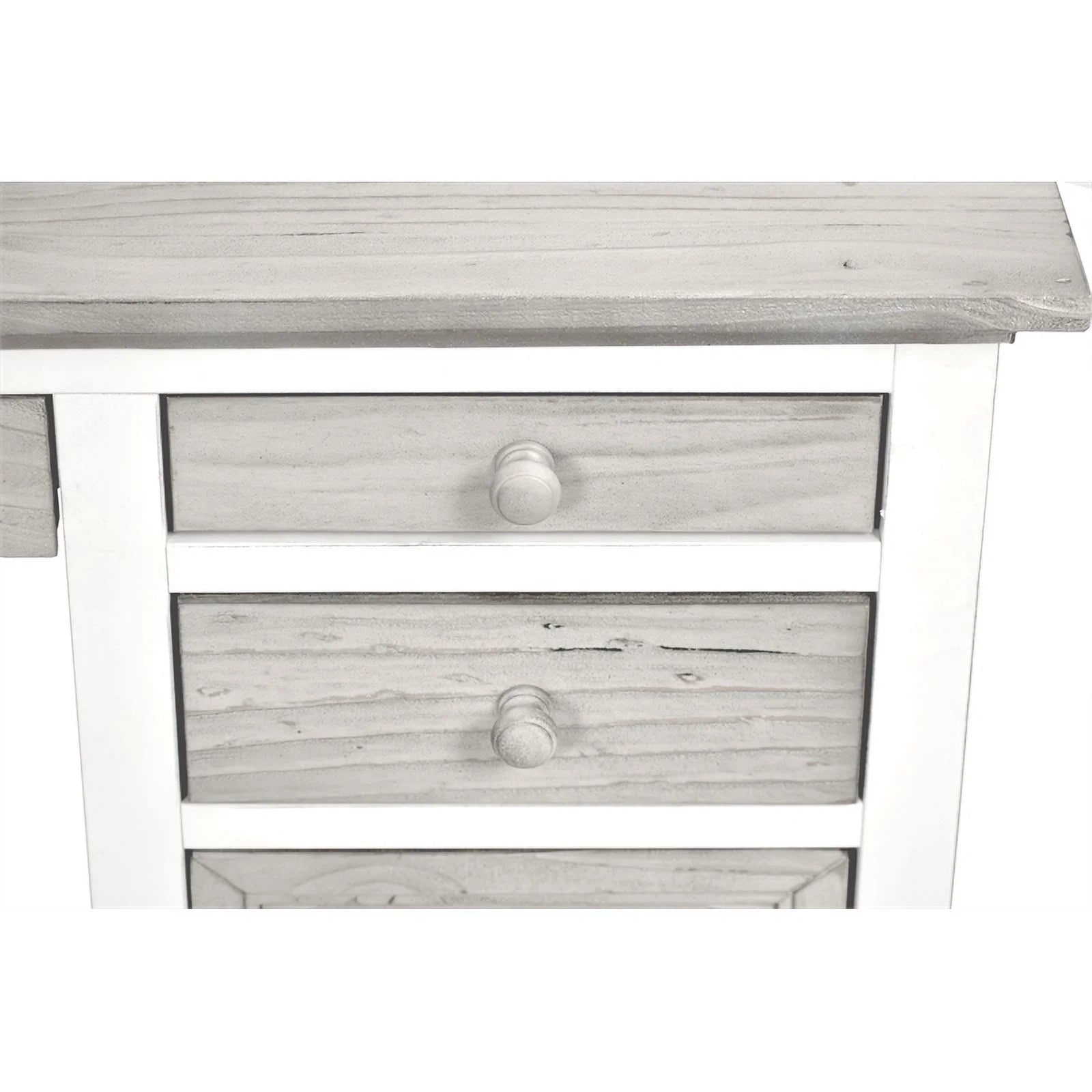 Sea Wind Florida Islamorada Wood Desk & Chair Set Gray/White O605