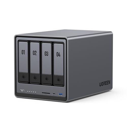 2-Bay Desktop NAS with Intel N100, 8GB DDR5, 2.5GbE, M.2 NVMe Slots, 4K HDMI, Diskless a7