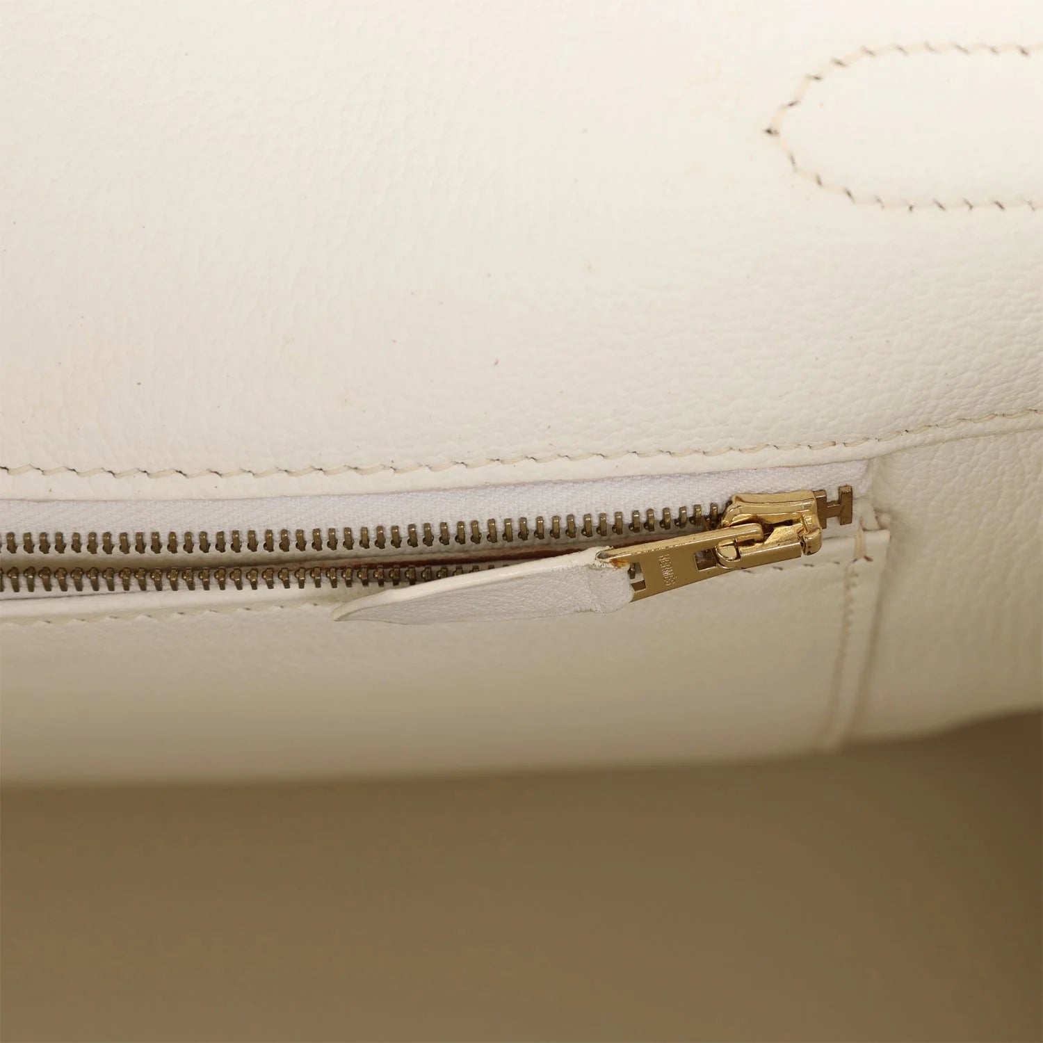 White Epsom Leather Birkin 35 Gold Hardware k7