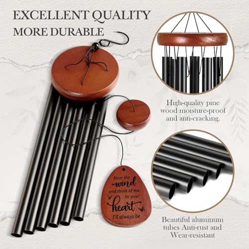 Sympathy Wind Chimes for Loss of Loved One Outdoor Garden Decor k7m