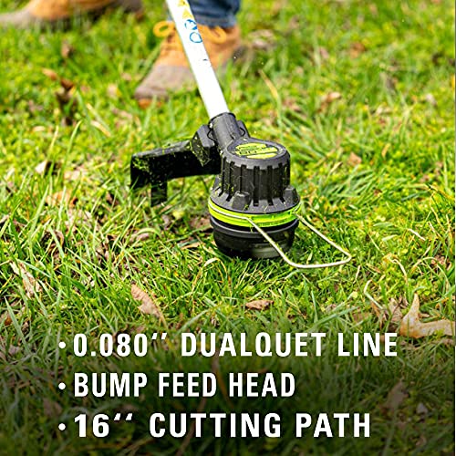 Cordless Brushless String Trimmer and Leaf Blower Combo with Battery Charger k7