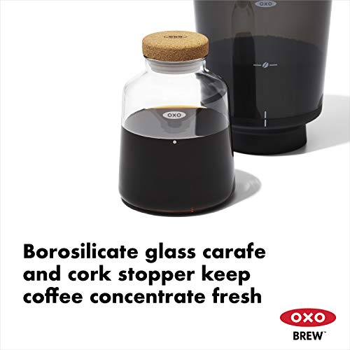 OXO Brew Compact Cold Brew Coffee Maker, Black N1298