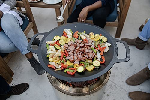Solo Stove Ranger Cast Iron Wok Cooking Bundle 2.0 Portable Smokeless Fire Pit with Stand and Woktop A388150