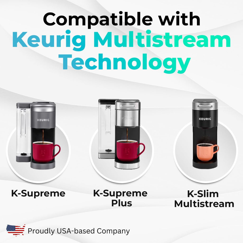 Reusable K Cups for Keurig Supreme, K Supreme Plus and K Slim by PureHQ, 4 Pack N93681