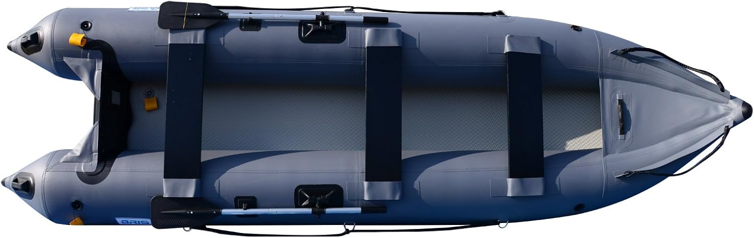 BRIS 14.1ft Inflatable Boat 3 Person Kayak Canoe W13638