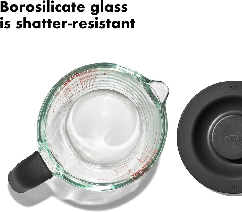 OXO 2 Cup Glass Measuring Cup with Lid M91194