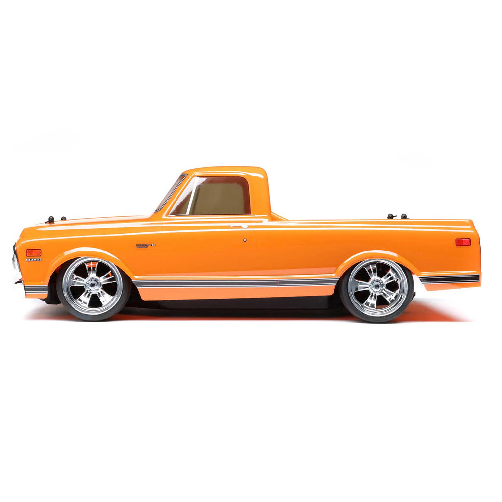 Losi RC Truck 1/10 1972 Chevy C10 Pickup V100 AWD RTR Orange Y2749