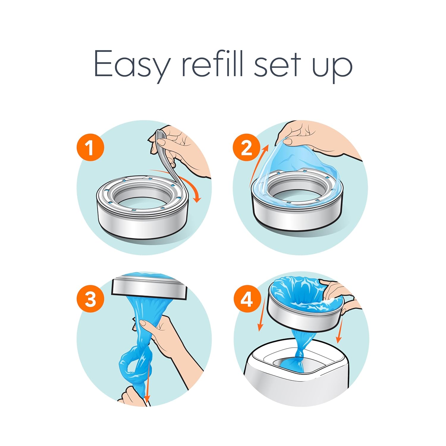Diaper Pail Refill Cassette a7